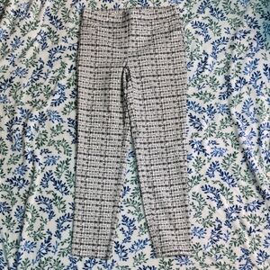 Stylish Linda Matthews Black and White Women's Trousers